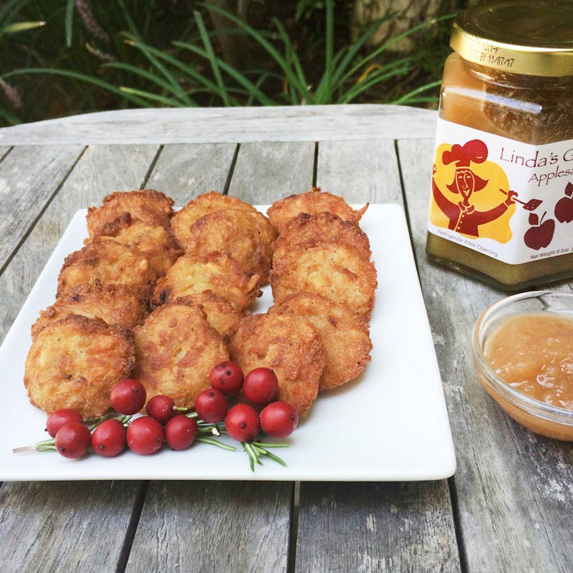 Latkes With Love Bite Sized Latkes + Applesauce