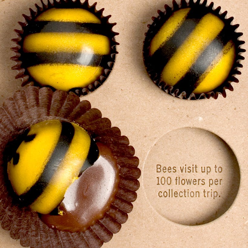 Chocolate Bees With Caramelized Honey Center by John & Kira's Goldbelly