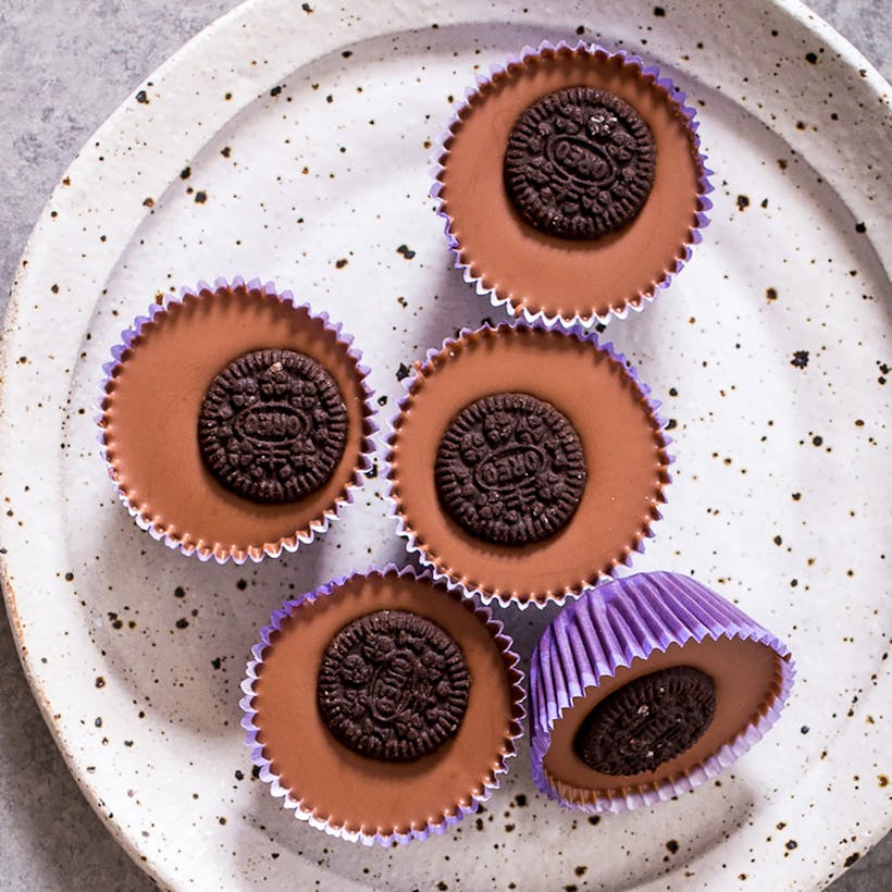 Nutty Oreo Cups