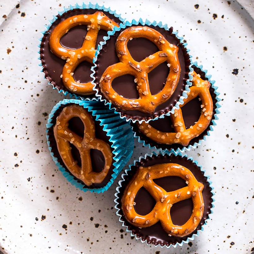 Nutty Pretzel Cups