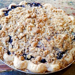 Blackberry & Blueberry Pie