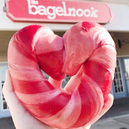 Heart Shaped Bagel Dozen