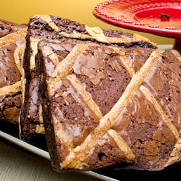 Peanut Butter Brownies - 1 Dozen