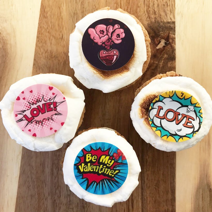 Pop Art Valentine's Day S'mores - 24 Pack