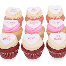 Buy Valentines Conversation Heart Cupcakes Goldbelly
