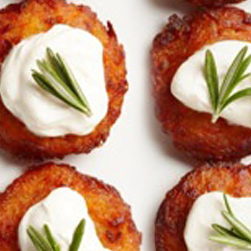 Large Sweet Potato Latkes