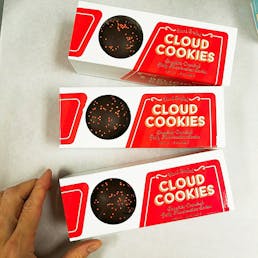 Gold Marshmallow Cloud Cookies - 20 Pack