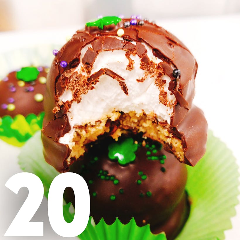St Paddy's Day Marshmallow Cloud Cookies - 20 Pack