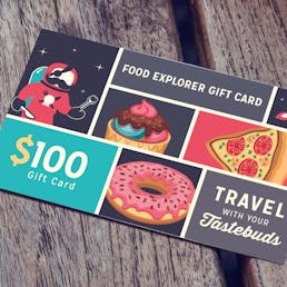 Food Explorer Gift Box + $100 Gift Card