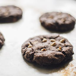 Chocolate Peanut Butter Porter Cookies