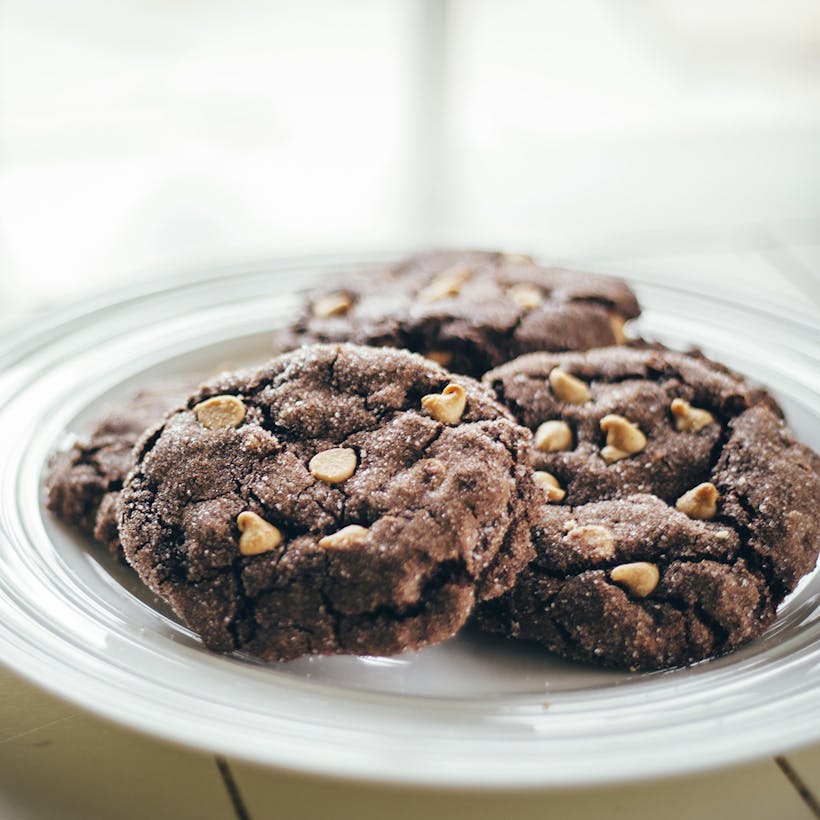 Chocolate Peanut Butter Porter Cookies