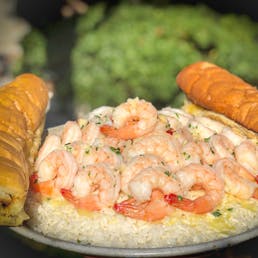 Mojo De Ajo Shrimp Meal for 4