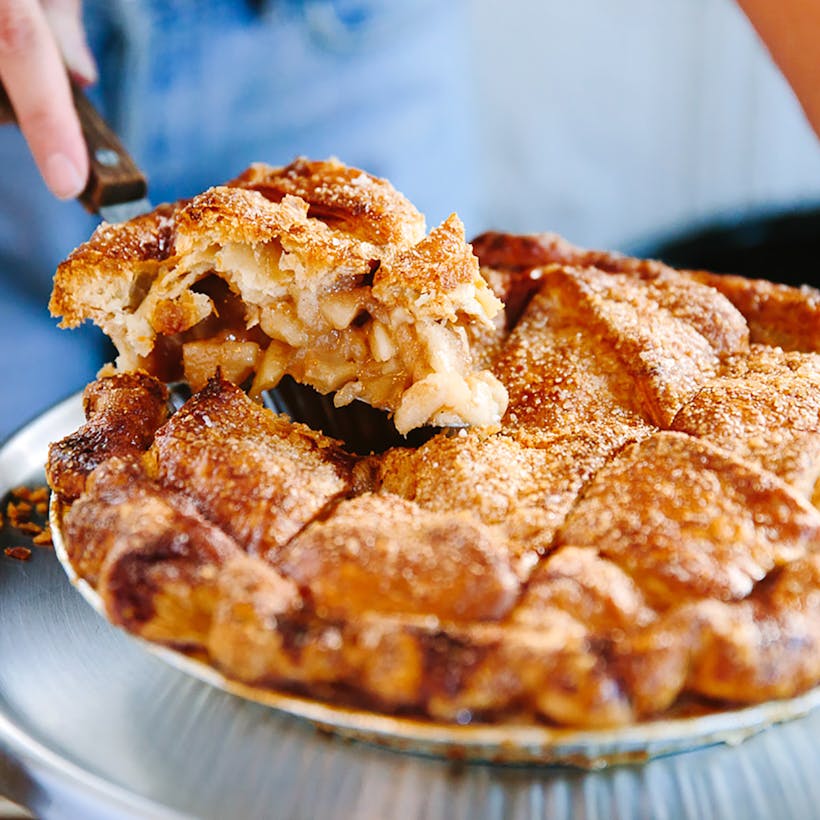 Signature Salted Caramel Apple Pie