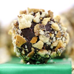 Guiness Infused Crushed Pretzel Truffles