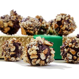 Guiness Infused Crushed Pretzel Truffles