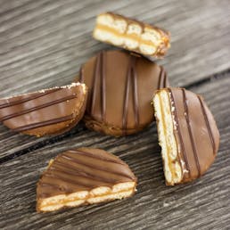 Peanut Butter Sandwich Cookies - Milk Chocolate