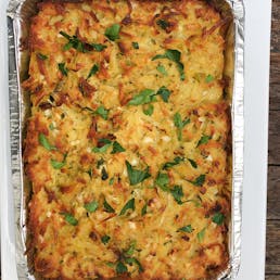 Potato Leek Kugel - Serves 6-8
