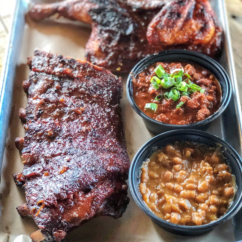 Ribs & Chicken Combo Pack Serves 4 by Dinosaur BBQ Goldbelly