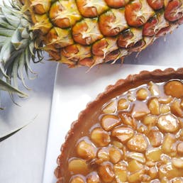 Honey Caramel Macadamia Nut Tart