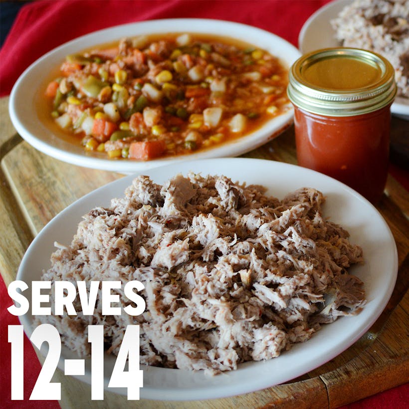 BBQ Chopped Pork Dinner Special - Serves 12-14