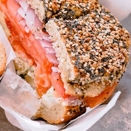NY Bagel Brunch for 12 with Lox & Cream Cheese + 12 More Bagels FREE