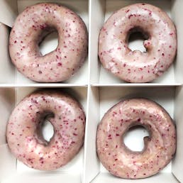 Chocolate Rose & Rose Petal Cake Doughnut Combo - 12 Pack