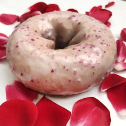 Chocolate Rose & Rose Petal Cake Doughnut Combo - 12 Pack