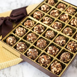 Guiness Infused Crushed Pretzel Truffles