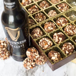Guiness Infused Crushed Pretzel Truffles
