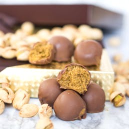 Pistachio Butter Truffles
