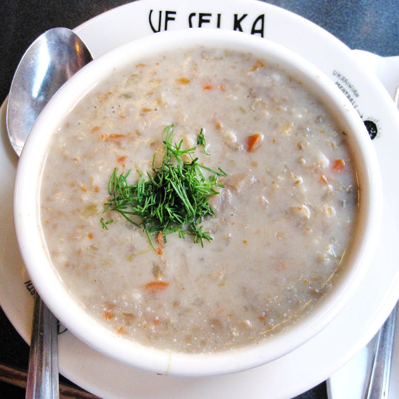 Mushroom Barley Soup