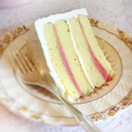 Lemon Raspberry Delight Cake