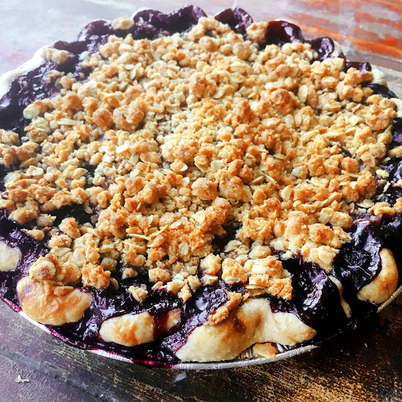 Blackberry & Blueberry Pie