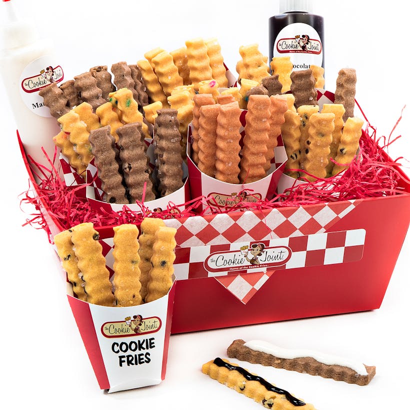 Cookie Fries Red Basket Mini Sampler