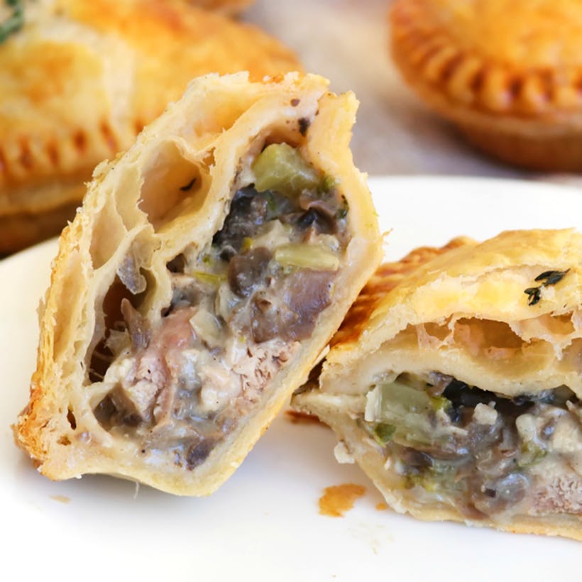 Chicken & Mushroom Hand Pies
