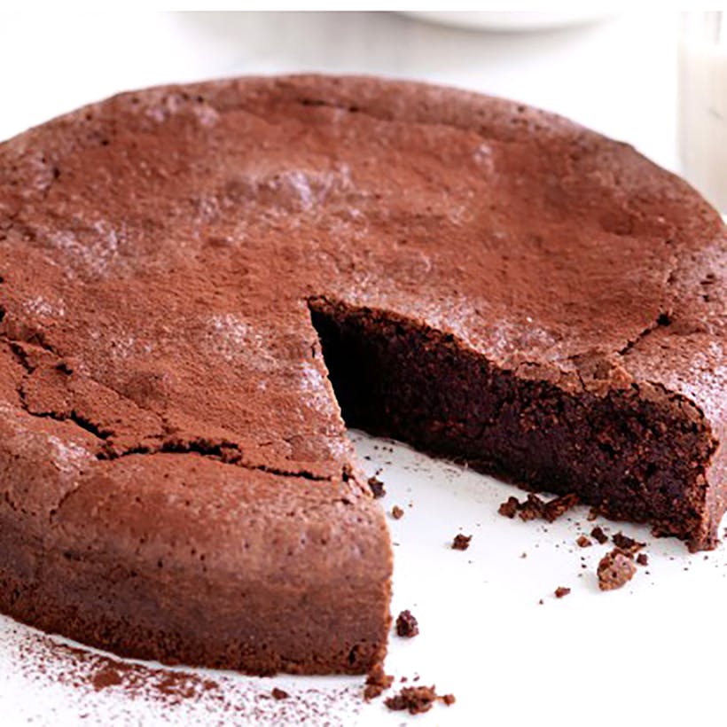 Gluten-Free Vegan Chocolate Brownie Cake