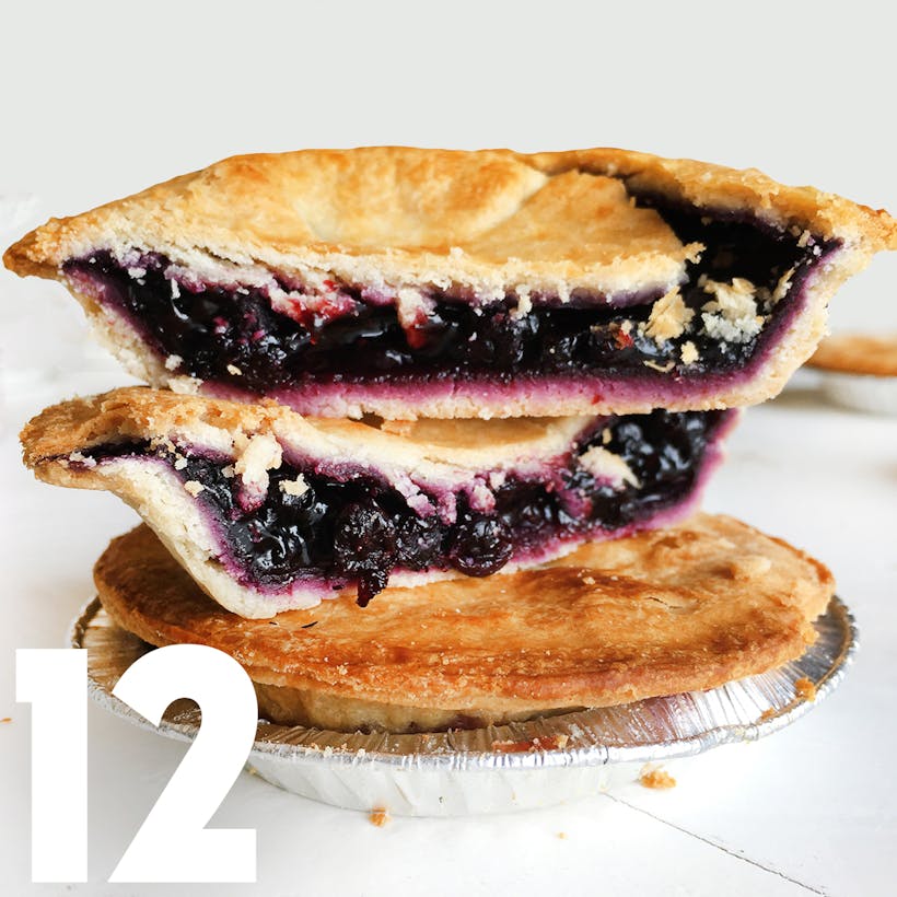 Blueberry Frisbie Mini Pie - 12 Pack