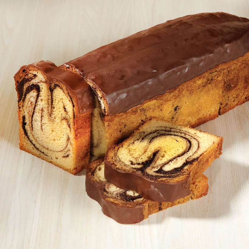 Iced Marble Yogurt Loaf