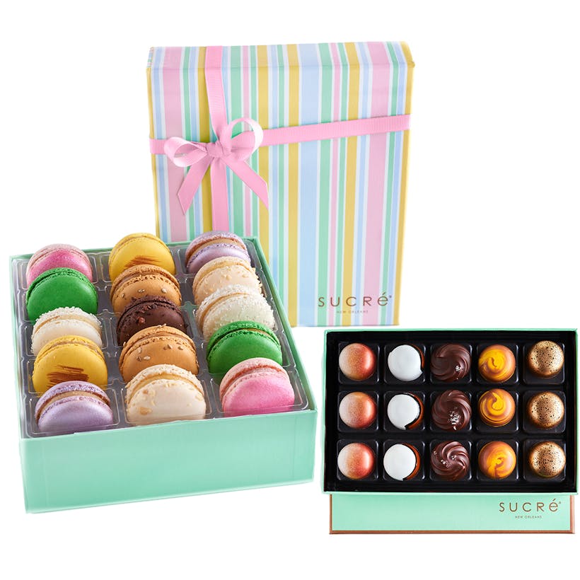 NOLA Chocolate Collection + Signature Macarons Box - Gluten Free