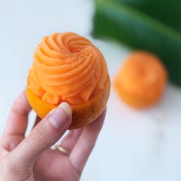 Orange Sorbet Halves - 8 Pack