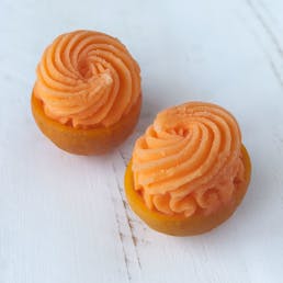 Orange Sorbet Halves - 8 Pack