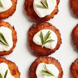 Bite Sized Gluten Free Sweet Potato Latkes - 48 Pack