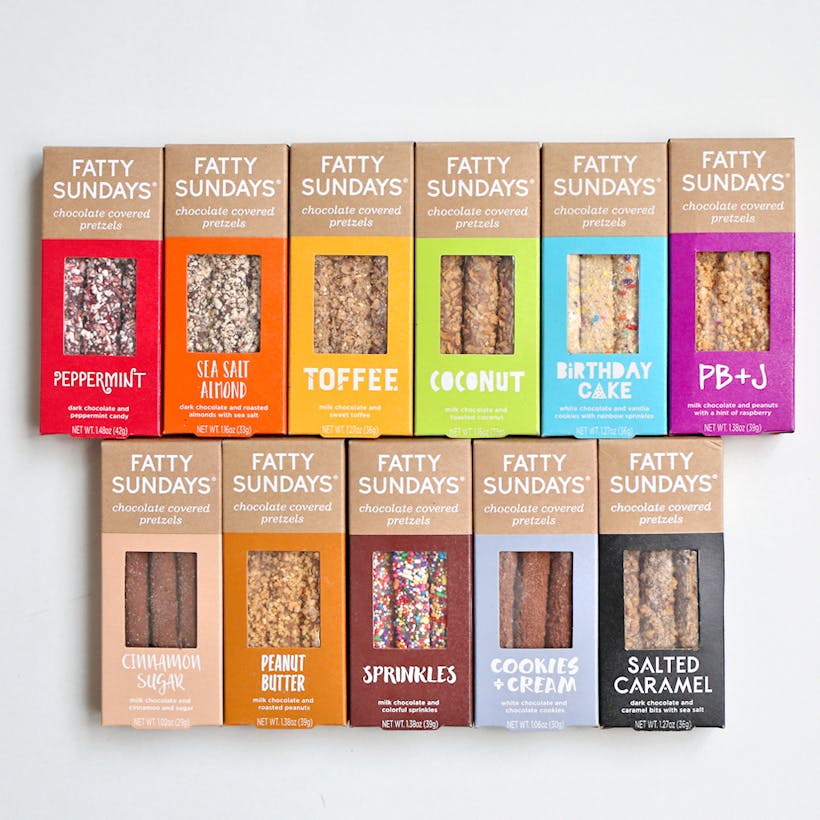 Fatty Sundays Pretzel Assortment - 33 Piece