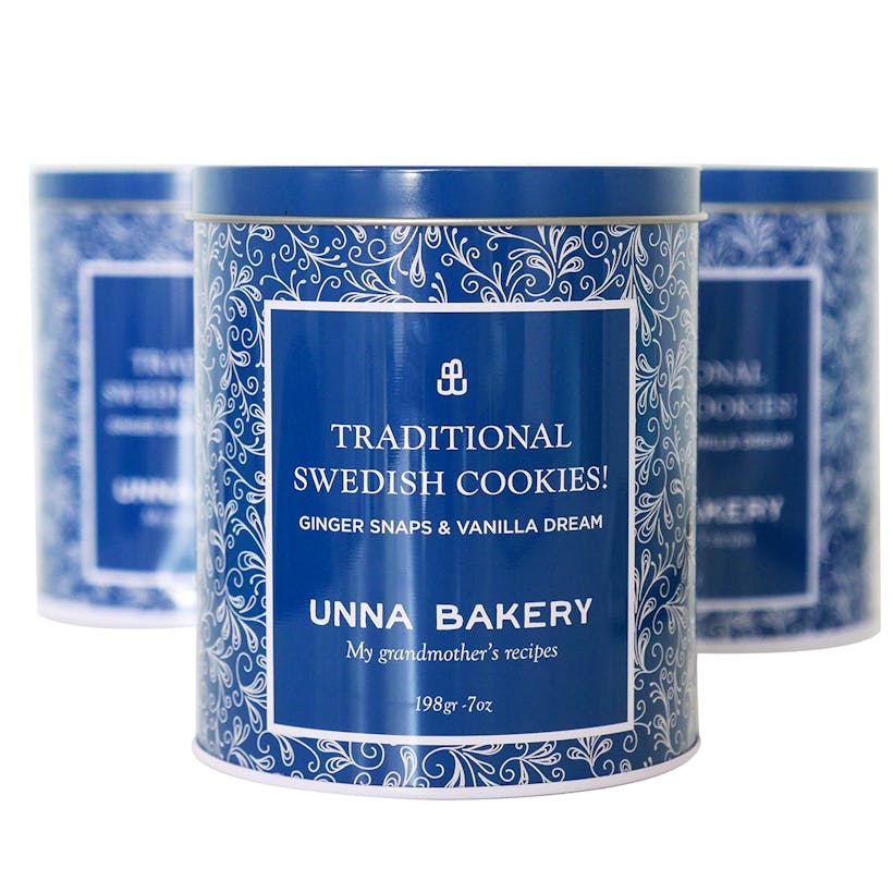 Swedish Cookies Holiday Tin