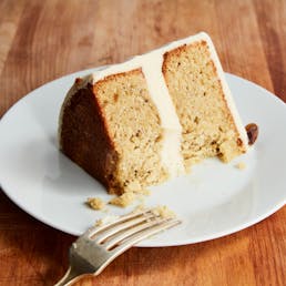 Pistachio Cake + Honey Buttercream