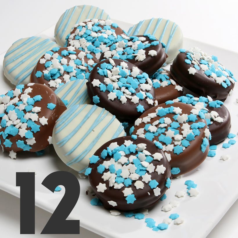 Hanukkah Chocolate Covered OREO® Cookies - 12 Pack
