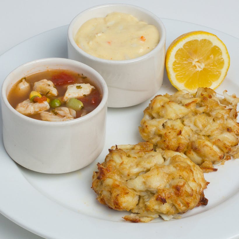 Maryland Crab Cakes + Crab Soup Combo
