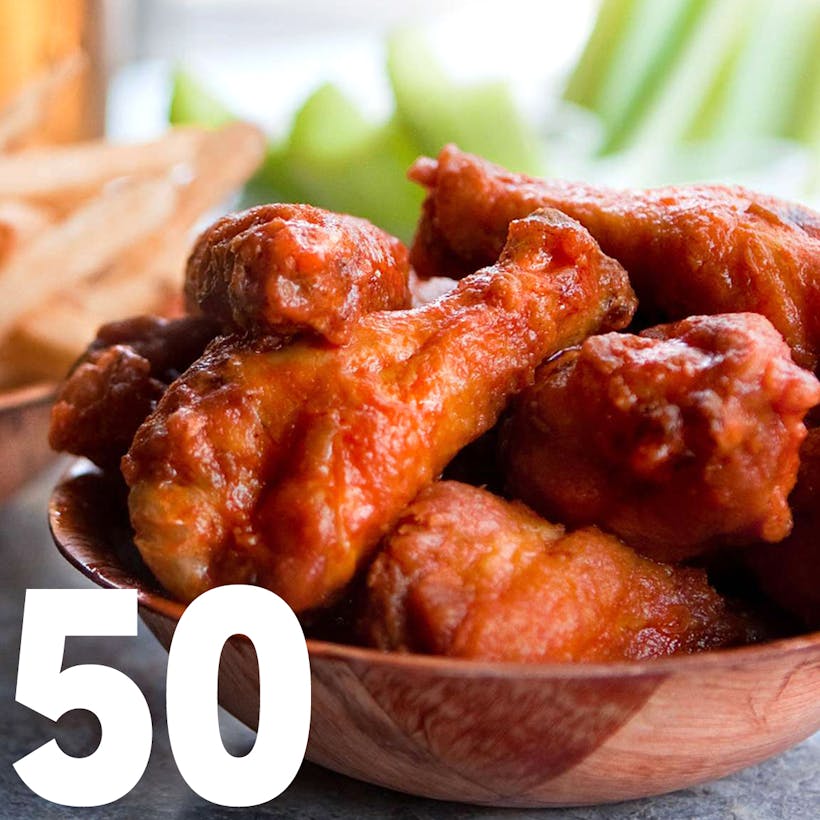 Medium Buffalo Wings - 50 Pack