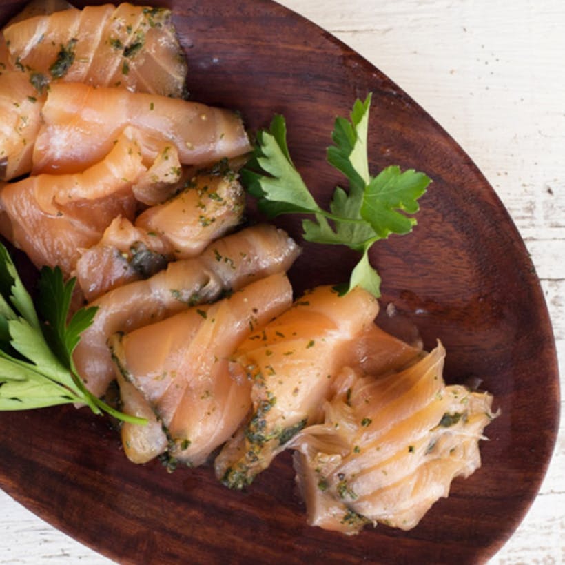 Gravlax with Honey Mustard Dill Sauce - 1 lb.