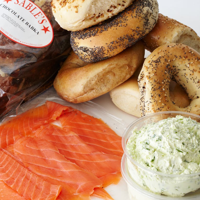 Sable's Smoked Fish & Bagel Brunch for 12